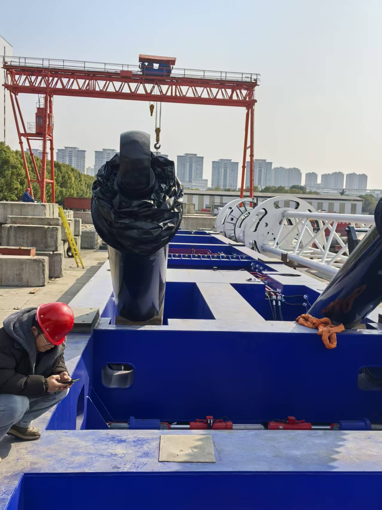 Large Hydraulic Cylinder Project for Aerospace Launch Transport Equipment 2